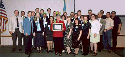MOE mentors receiving Delaware Governor's Volunteer Award