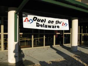 Duel on the Delaware Entrance Banner