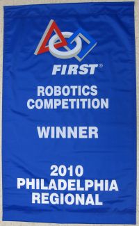 2010 FIRST Philadelphia Regional Winner Banner